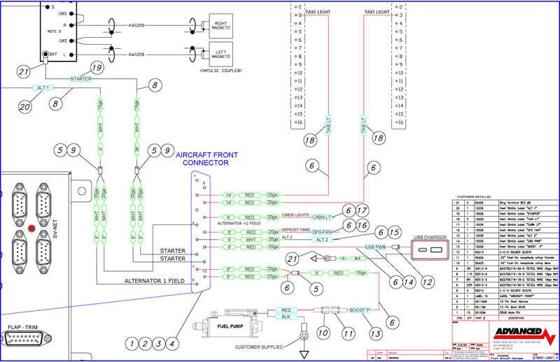 Load image into Gallery viewer, ACM Aircraft Front Harness - Universal