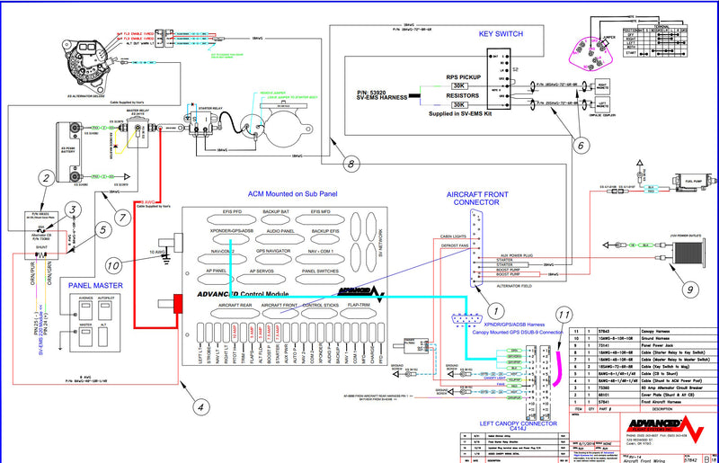 Load image into Gallery viewer, ACM to Aircraft Front Wiring - RV-14