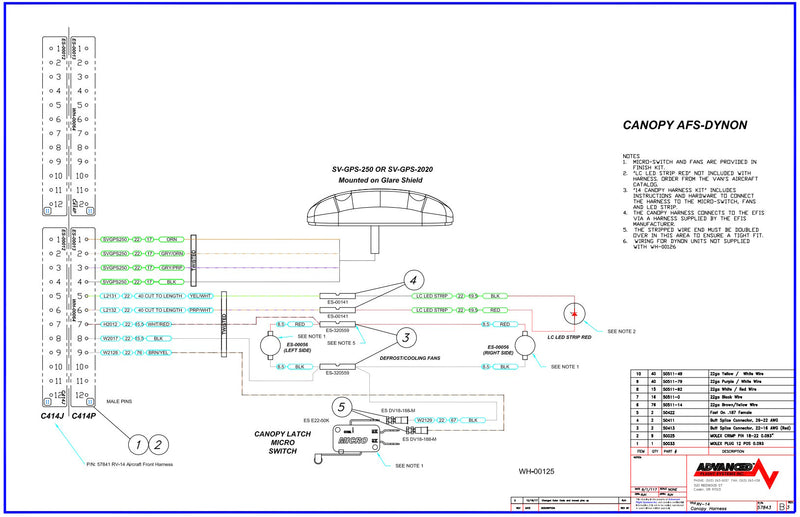 Load image into Gallery viewer, ACM to Aircraft Front Wiring - RV-14