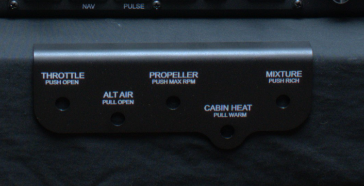 Load image into Gallery viewer, RV-6/7/9 throttle plate