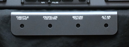 RV-6/7/9 throttle plate