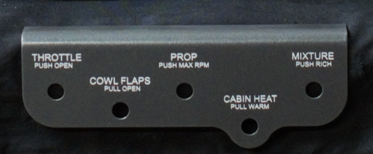 RV-6/7/9 throttle plate