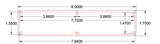 Switch module lower Wide with taxi light