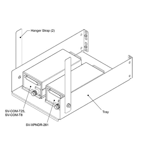 Load image into Gallery viewer, SkyView COM/XPNDR Module Mounting Tray Kit