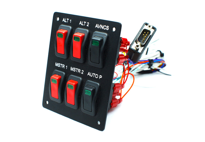 Master switch module, Dual Master + Dual Alt – Advanced Flight Systems