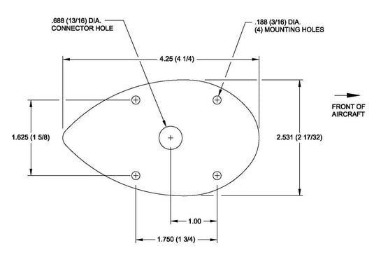 RAMI AV-17 (Comm Radio) Whip Antenna