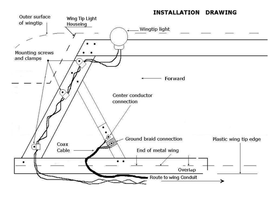 Archer Wingtip Nav Antenna (VOR/ILS)